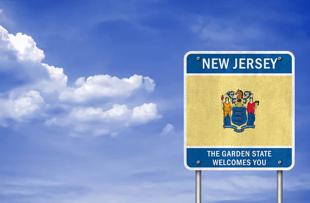 New Jersey Welcome Sign